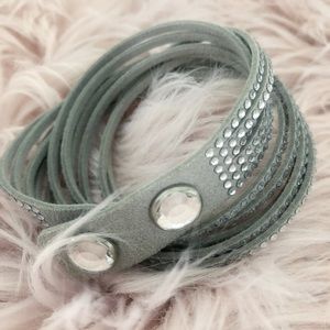 Leather wrap bracelet